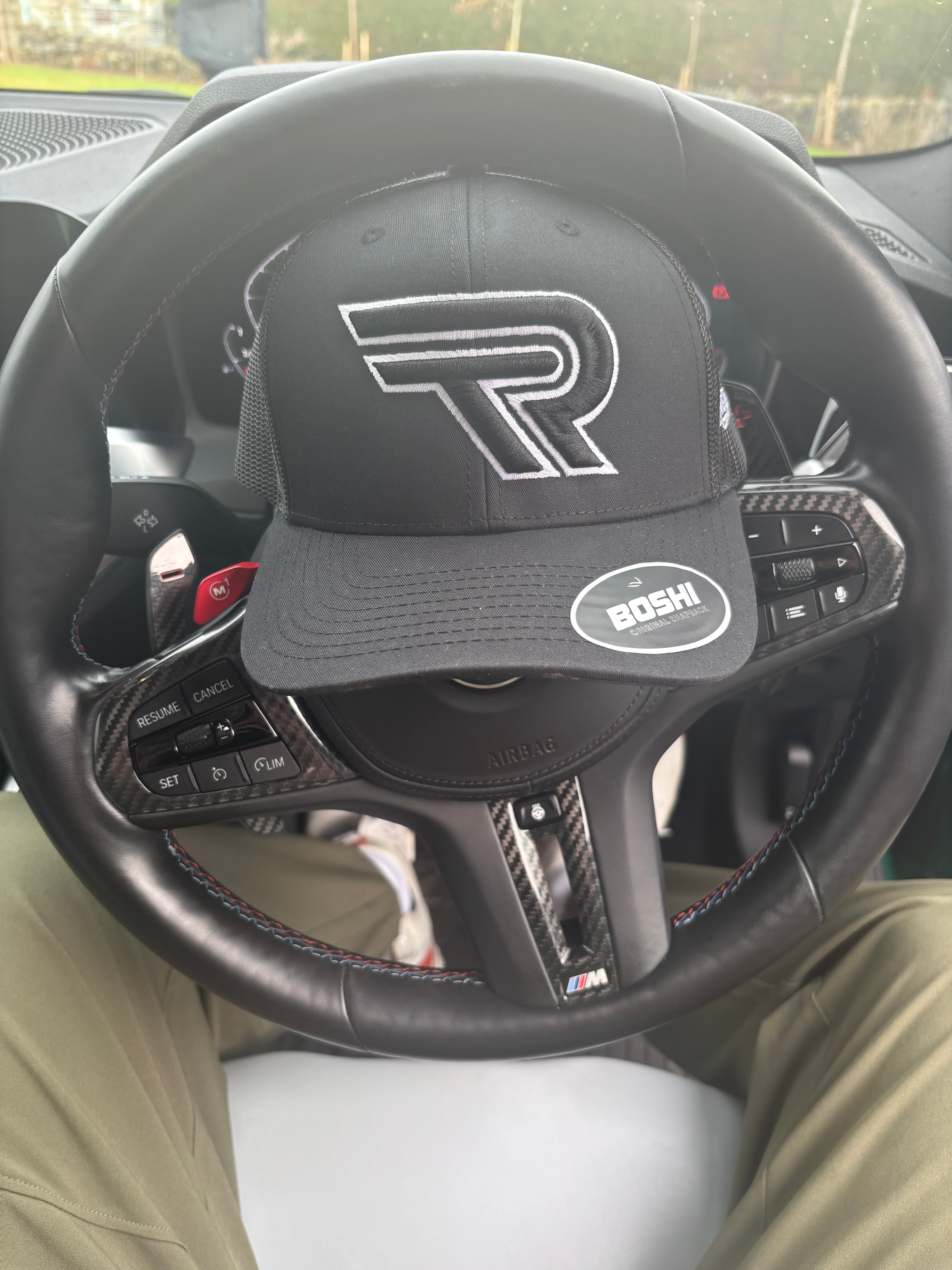 RealTalk Black/White Trucker Cap